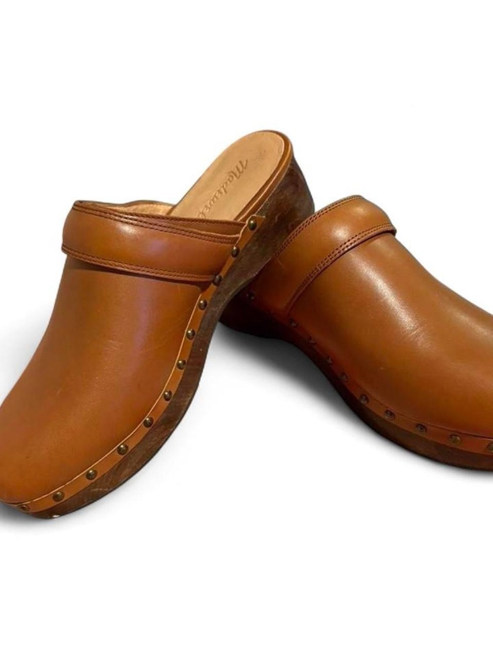 Madewell Genuine leather brown clogs women’s 8.5